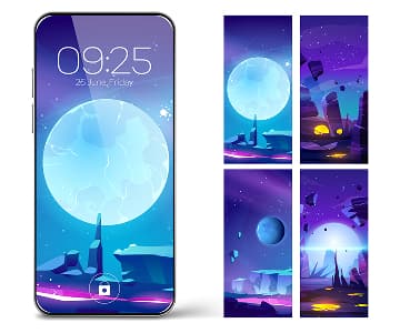Screen illustration image